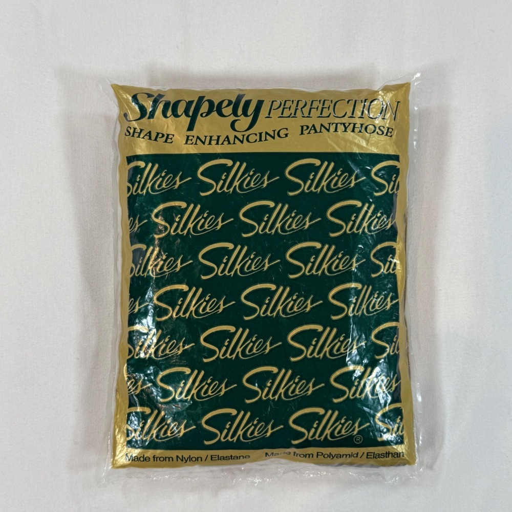 Vintage‎ Silkies Shapely Perfection Shape Enhancing Pantyhose Misty Grey Small